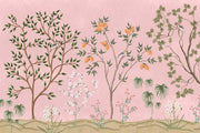 Blue Chinoiserie Wallpaper