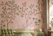 Blue Chinoiserie Wallpaper