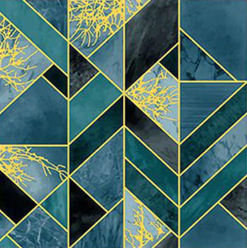 Oscar Geometric Marble Wallpaper