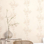 Signature Floral Vinyl Wallpaper
