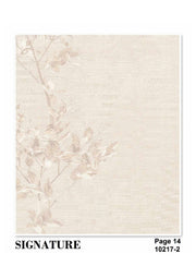 Signature Floral Vinyl Wallpaper