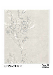 Signature Floral Vinyl Wallpaper