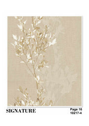 Signature Floral Vinyl Wallpaper