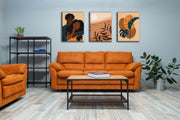 Couple, Landscape And Leaf Wall Art, Set Of 3