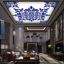 Elegant Sienna Rose Blue Design Wallpaper