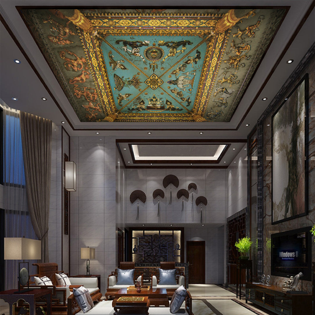 New Arrival Decorative Ceiling Wallpaper