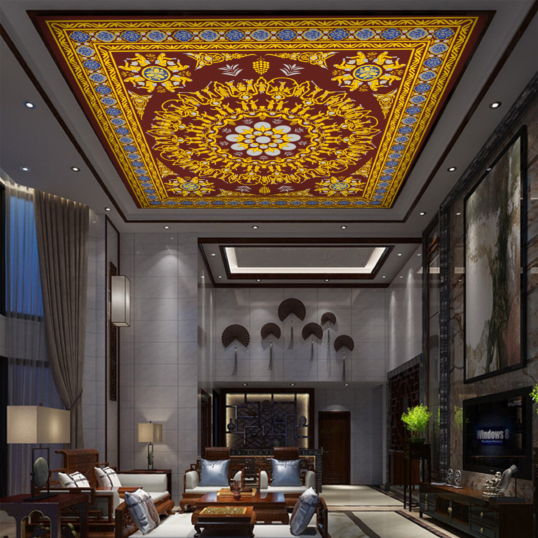 Fashion 3D Ceiling Wallpaper