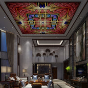 3D Fractal Lighting Ceiling Wallpaper