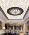 Beige White Design Ceiling Wallpaper