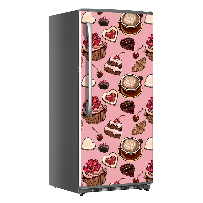 Cake Pastry Self Adhesive Sticker For Refrigerator