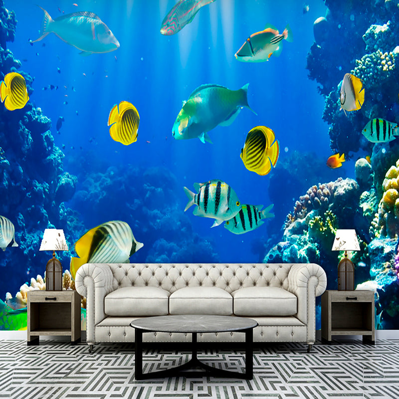 Underwater Fish Natural 3D Wallpaper