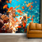 3D three-dimensional Coloured fish Wall Murals wallpaper