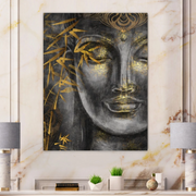 Grey And Black Buddha