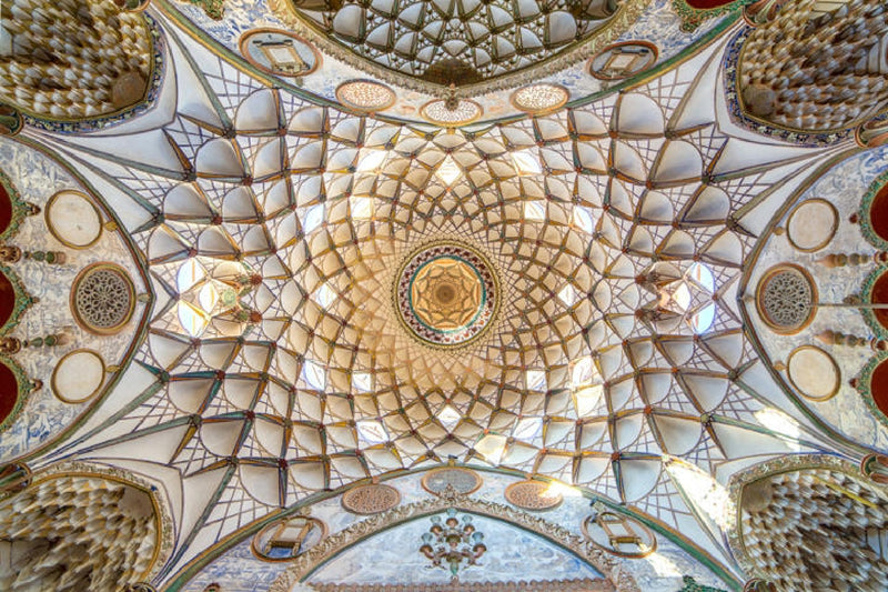 Traditional Dome Ceiling Wallpaper