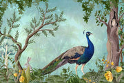 Celestial Peacock Wallpaper