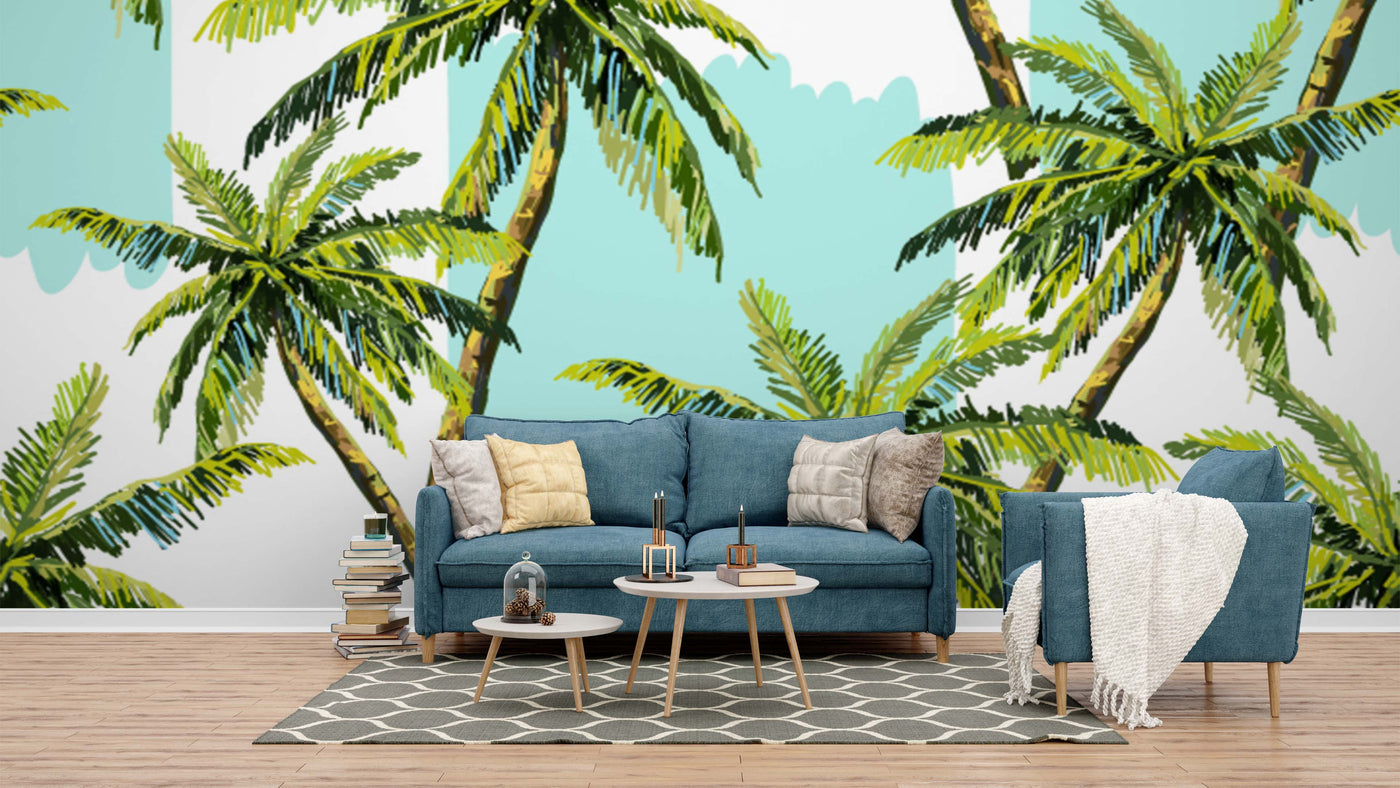 Coconut Green Lush Wallpaper