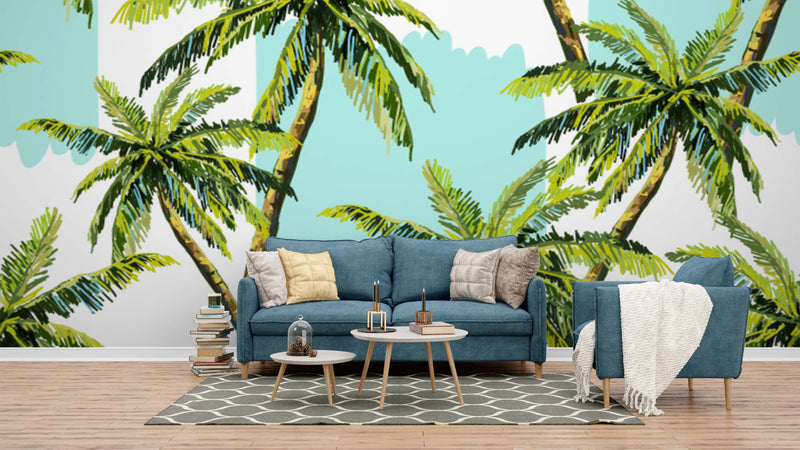 Coconut Green Lush Wallpaper