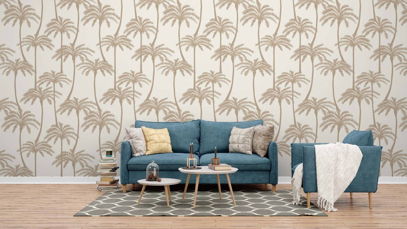 Coconut Tree Pattern Wallpaper