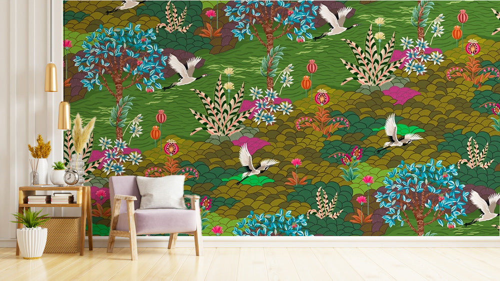 Colorful Garden Wallpaper