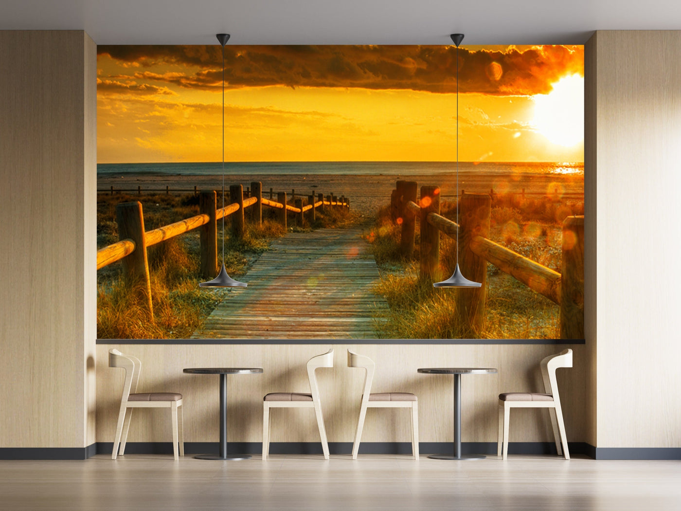 Path to the Beach Customised Wallpaper