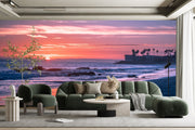 Colourul Beach Wallpaper