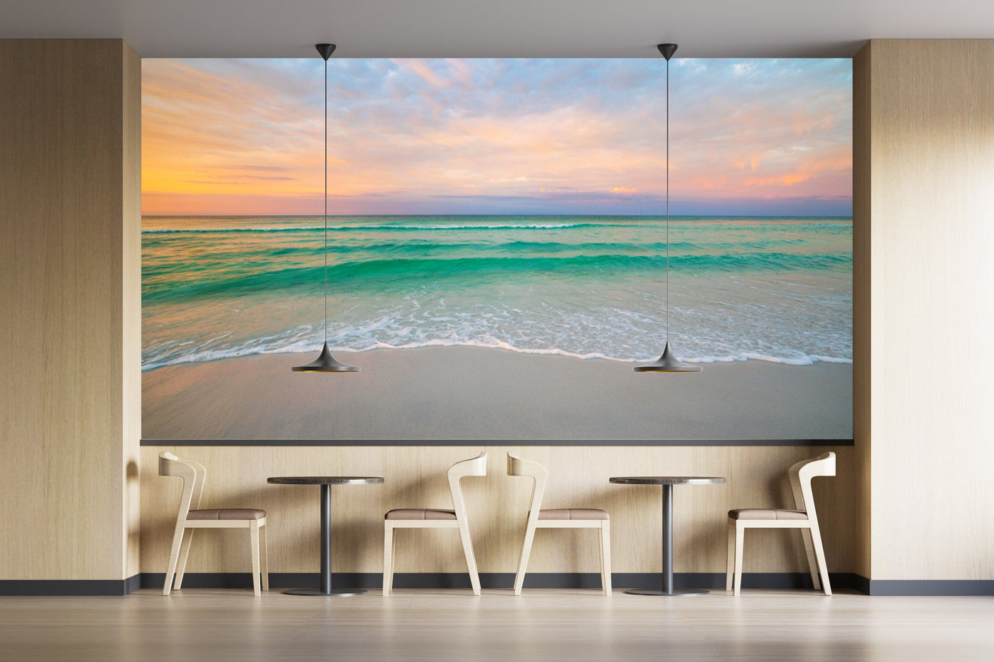 Calm and Simple Beach Customised Wallpaper