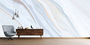 Light Blue and Pink Marble Effect Wallpaper