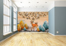 3D Nature Deer Wallpaper