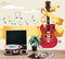 Vintage Record Player and Guitar Wallpaper