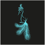 Peacock Feather Sticker