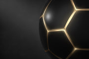 Premium Black Football Sticker