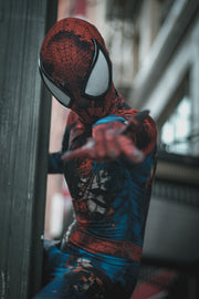 Rustic Spiderman Sticker