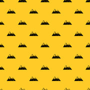 Mountains Yellow Wallpaper