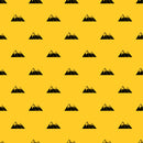 Mountains Yellow Wallpaper