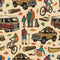 Bus Taxi Stand Wallpaper