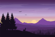 Ombre Mountain Wallpaper