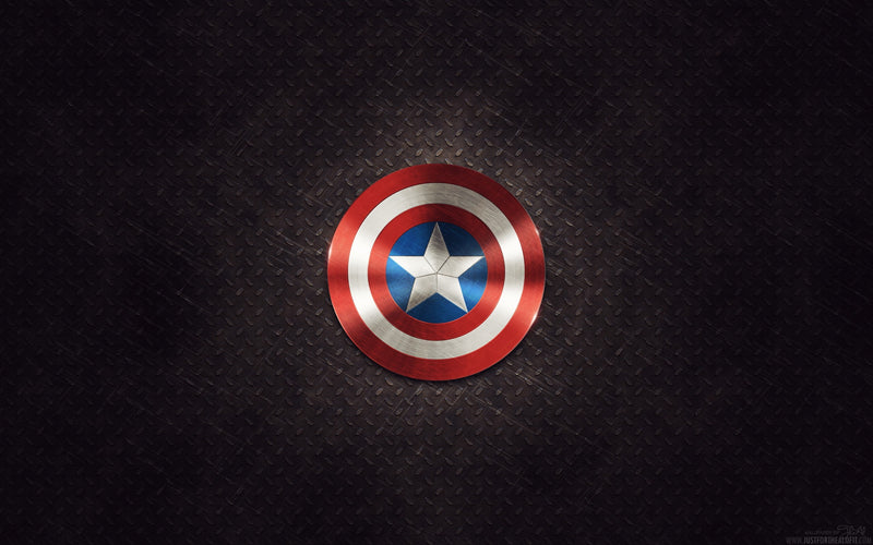 Captain America Shield Door Sticker