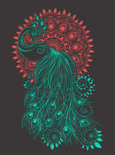 Peacock Mandala Sticker