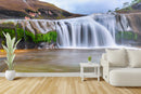 Customize Beautiful Crystal White Waterfall Wallpaper
