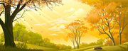Wardrobe Autumn Forest Sticker