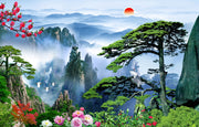 Foggy Mountain Sticker