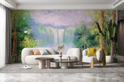 Customize Beautiful Crystal Waterfall Wallpaper