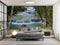 Customize Beautiful Waterfall View Wallpaper