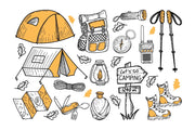 Camping trek hiking wallpaper
