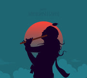 Wardrobe Krishna Sticker