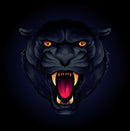 Black Panther Illustration Sticker