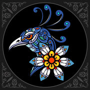 Angry Peacock Sticker