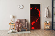 Red Silhouette Batman Sticker