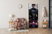 Rustic Captain America Sticker