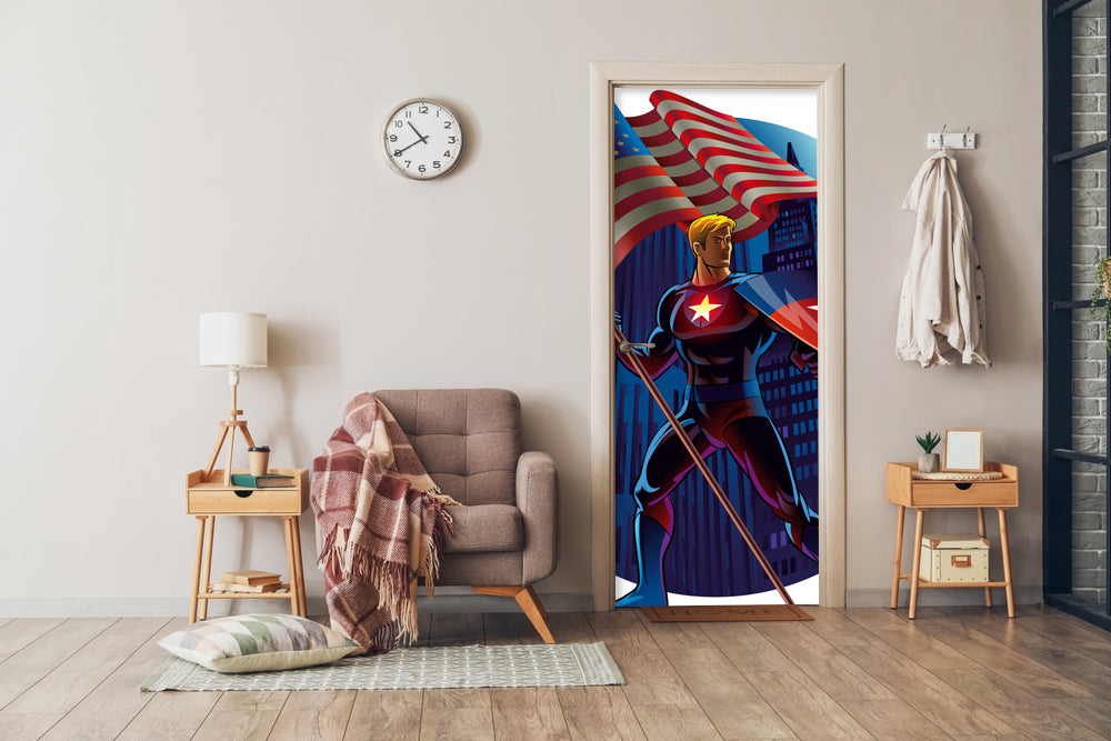 Captain America USA Sticker